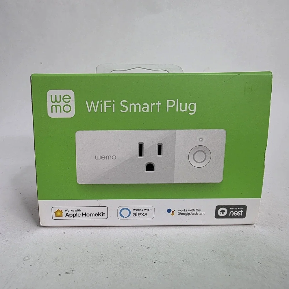 NEW Belkin Wemo Mini Smart Plug Wi‑Fi – F7C063 – Alexa/Google/Siri